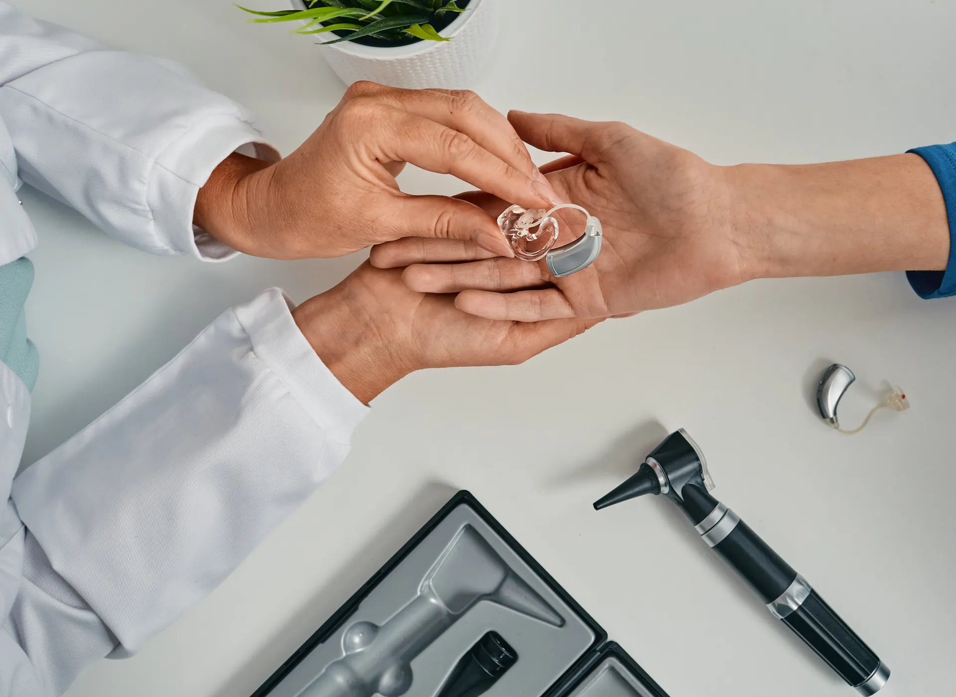 Hearing aids professional fitting